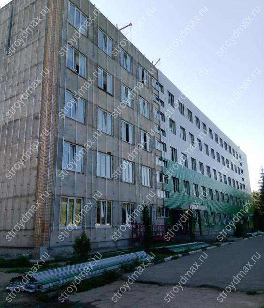 Обшивка здания металлосайдингом,  город Чехов